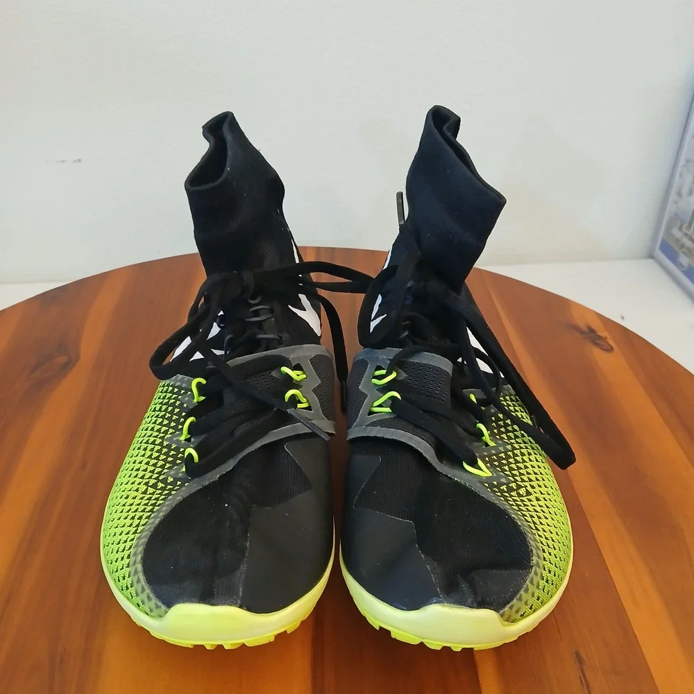 Nike Zoom Victory Waffle 4 XC Shoes Mens 8 Black Racing‎ Spikeless Track Running